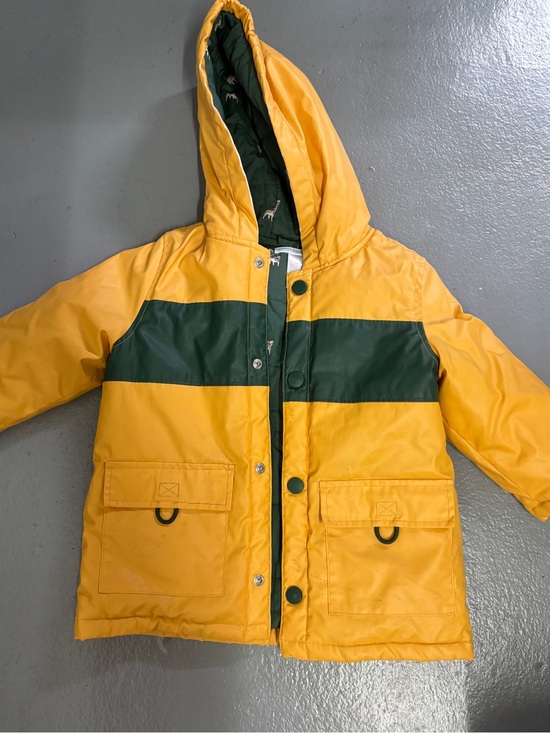Janie and Jack Other - Janie and Jack Classic Yellow puffer Raincoat 12-24 months